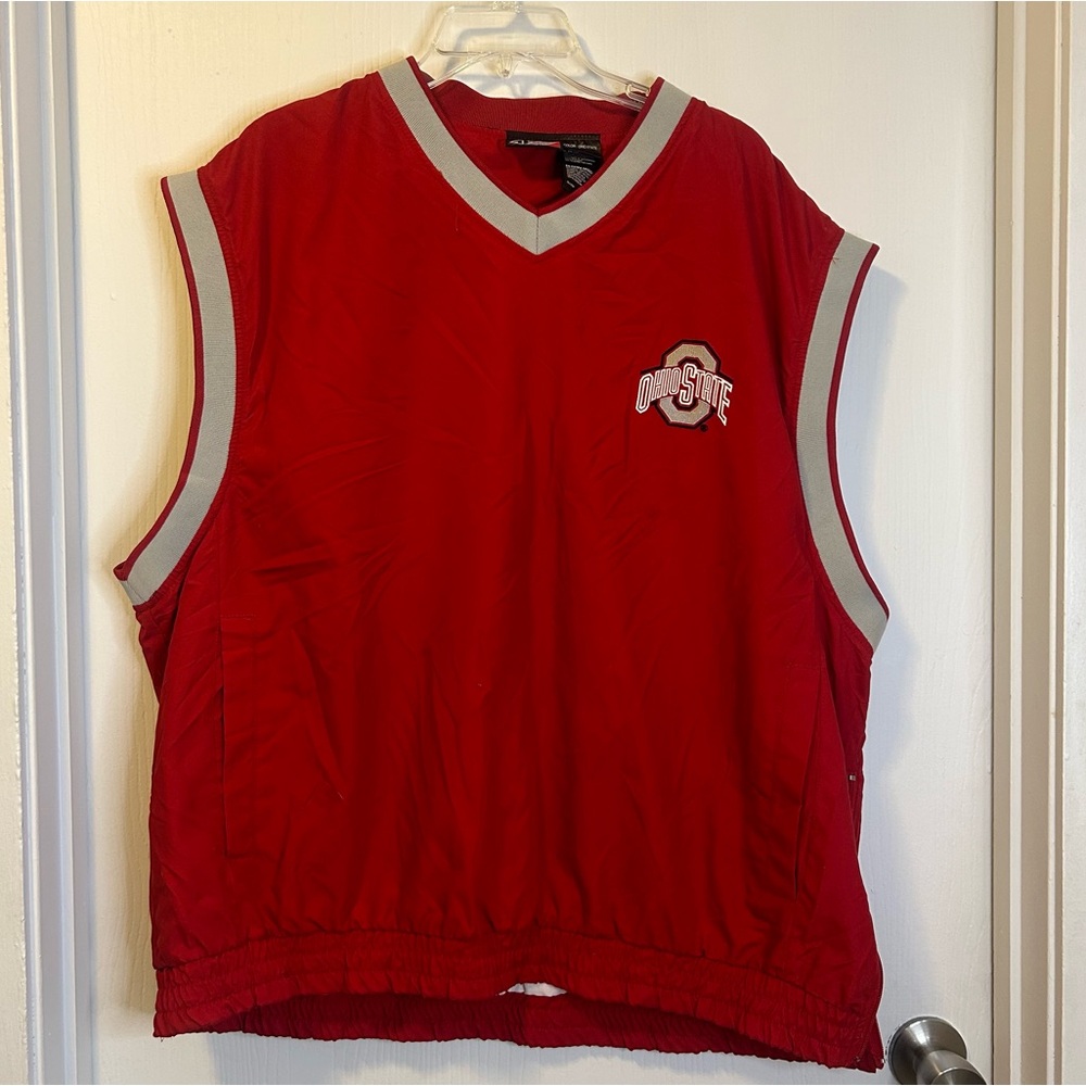 Vintage‎ 90’s Men’s Team Athletics OSU Lined Vest, Size XL